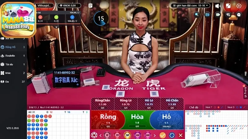 Cược thủ đặt cược trực tiếp trên bàn chơi